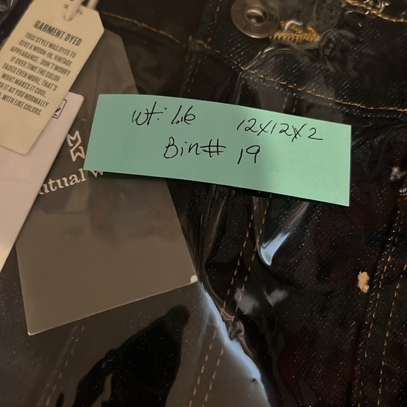 Mutual Weave Men’s Otter Dark Wash Blue Jeans Size 38X30 - Picture 12 of 12